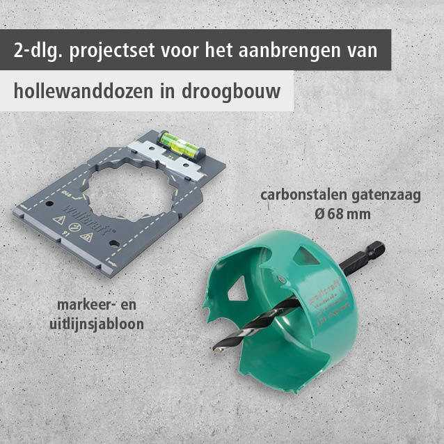 “Installing Hollow Wall Boxes” Project Set, Ø 68 mm (nl)