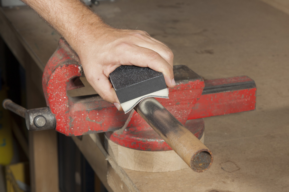 Hand-Held Sander Set, 4 pcs., with Easy-Fix Fibre