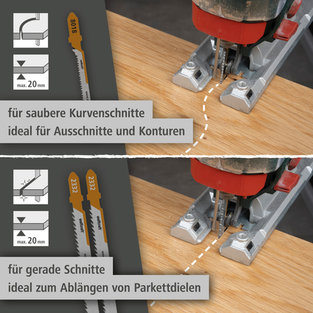 Jigsaw Blade Project Set for Parquet, 3 Pcs. (de)