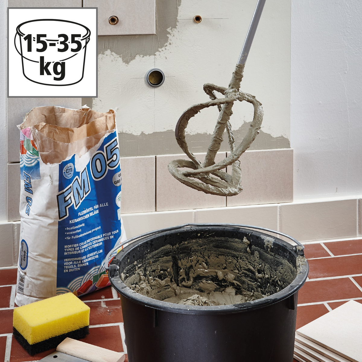 Heavy-Duty and Adhesive Mixer for Hand Mixers, Ø 133 mm