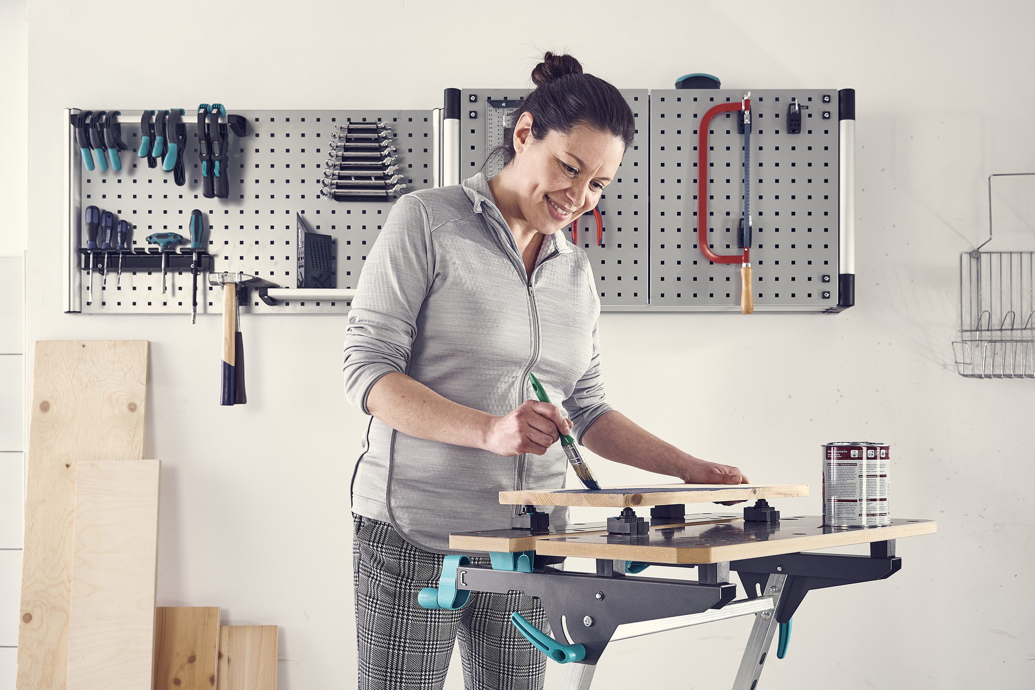 MASTER 750 ERGO Clamping and Machine Table