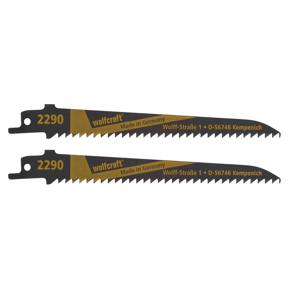 2 CV Sabre Saw Blades, wood and plastic, fine curved cut, very suitable softwood, wooden beams, plastic