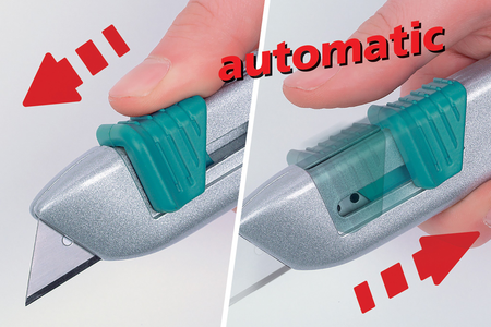 Metal Safety Trapezium Blade Knife - Image 2