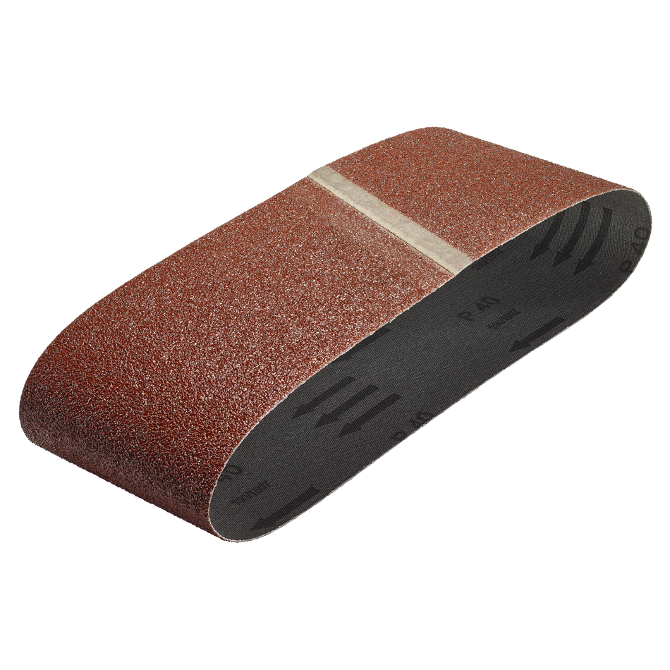 3 Fabric Sanding Belts 100 x 690 mm, grain 40