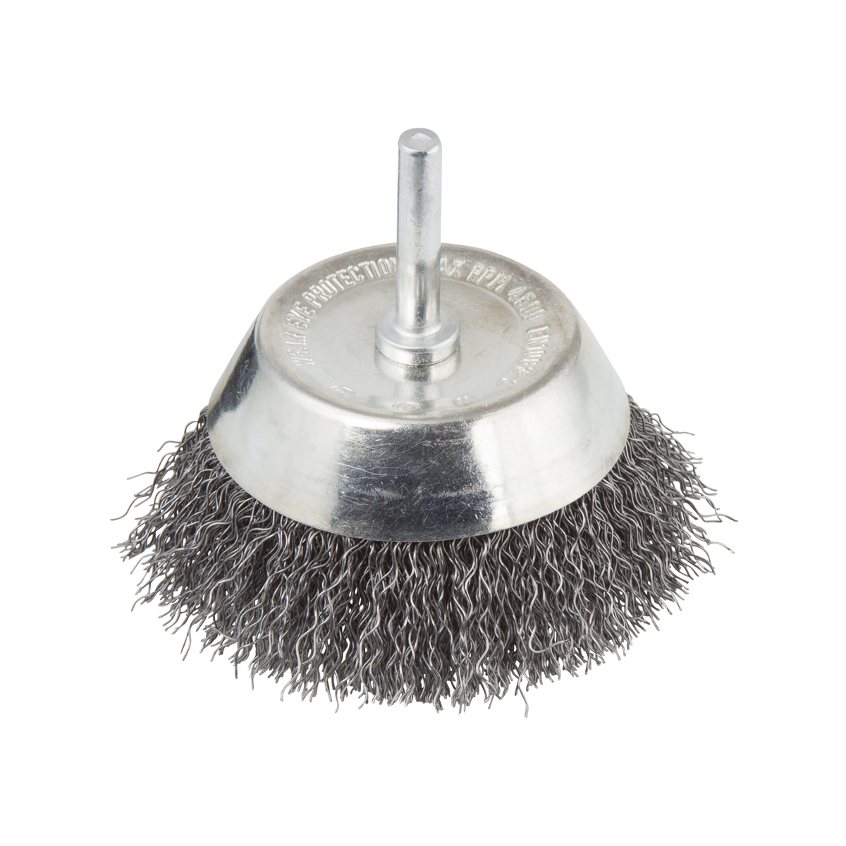 Steel Wire Cup Brush, Ø 50 mm, Round Shank