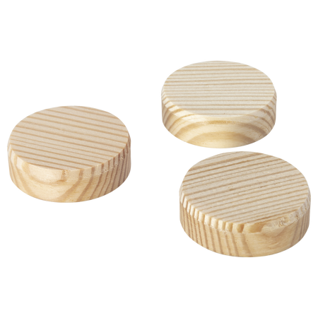 10 Wooden Plugs, Ø 35 mm