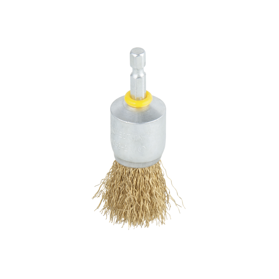 Brass Wire End Brush, Ø 25 mm