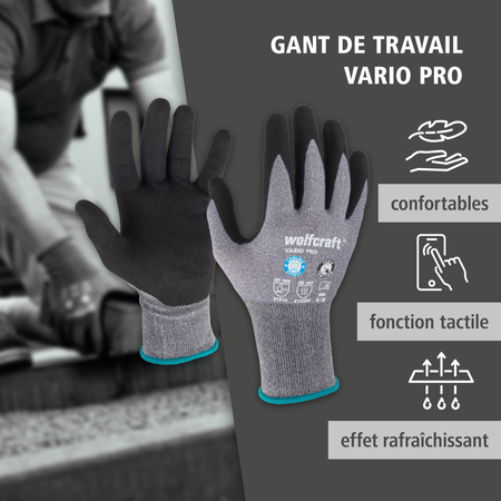 VARIO PRO Work Glove - Info 1 French