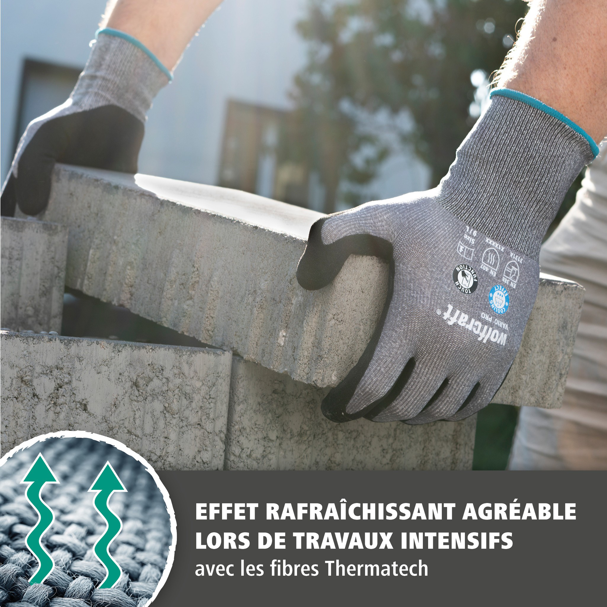 VARIO PRO Work Glove - Info 2 French